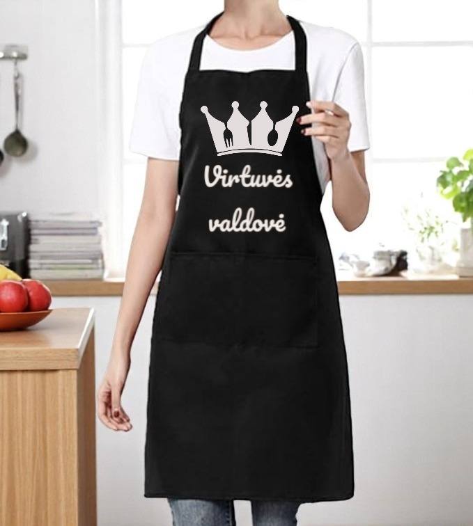 👨‍🍳 Personalizuojama prijuostė – vardas, tekstas ar nuotrauka