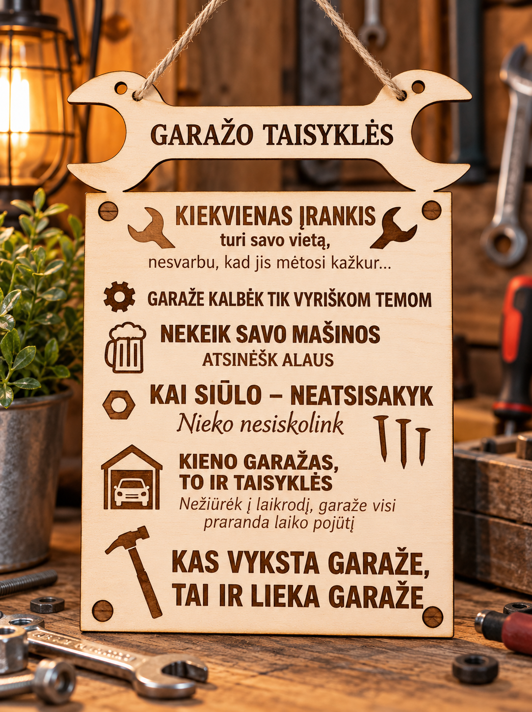 Garažo taisyklės