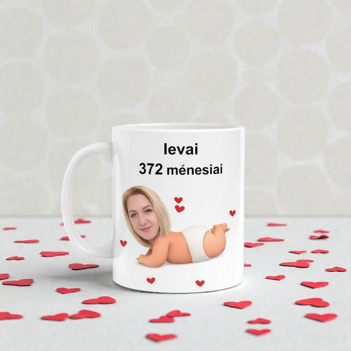 👶☕ Puodelis „Didelis mažylis“ – smagi dovana