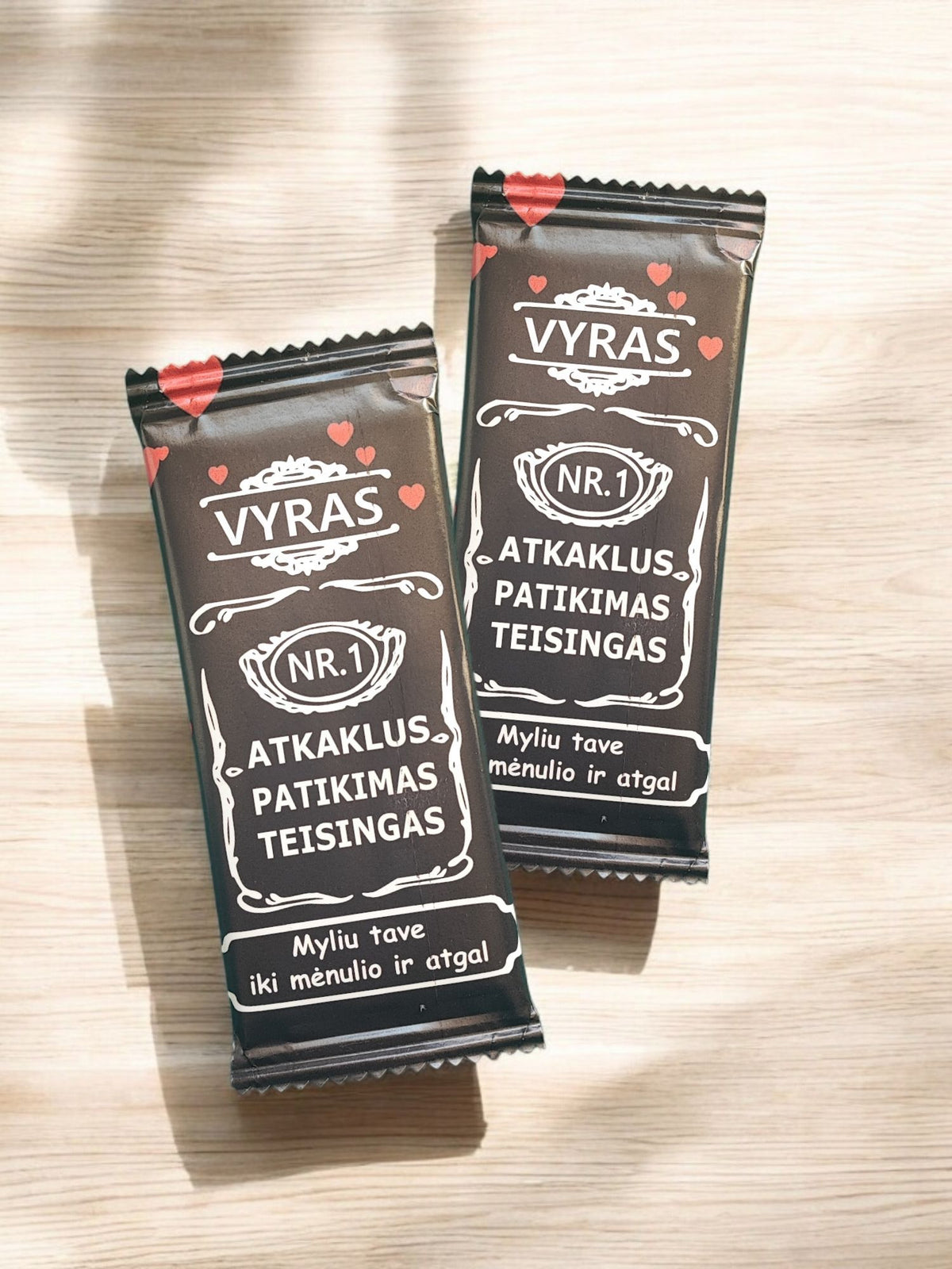 Šokoladas Vyras Nr. 1 – smagi dovana vyrui